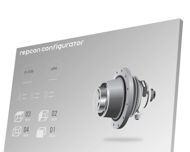Representación de la aplicación Repcon Configurador